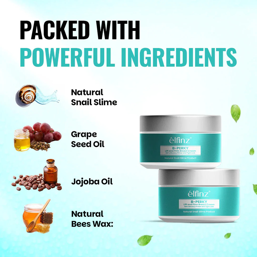 Tighten & Shape Saggy Breasts Naturally with Snail Slime